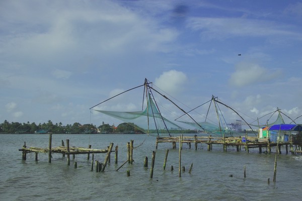 Chineese fish nets at FortKochi